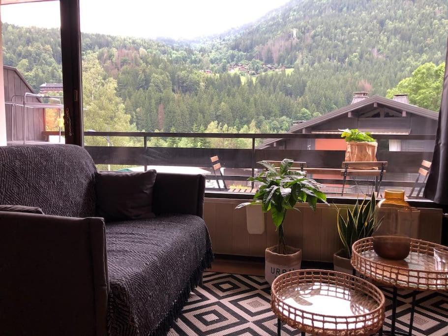 Apartement Vue Montage Magnifique 2Ch 5Mn Piste 3 Les Houches Luaran gambar