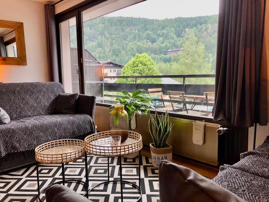 Apartement Vue Montage Magnifique 2Ch 5Mn Piste 3 Les Houches Luaran gambar